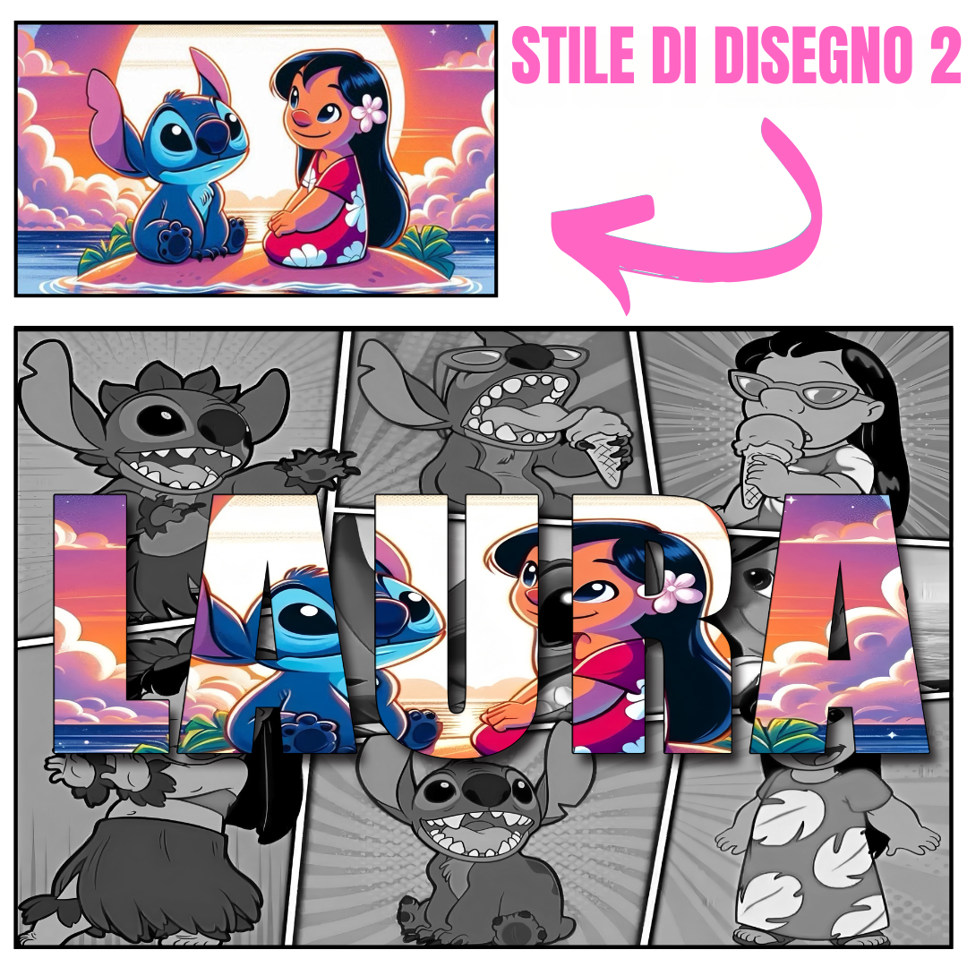 Disegno Personalizzato Ohana