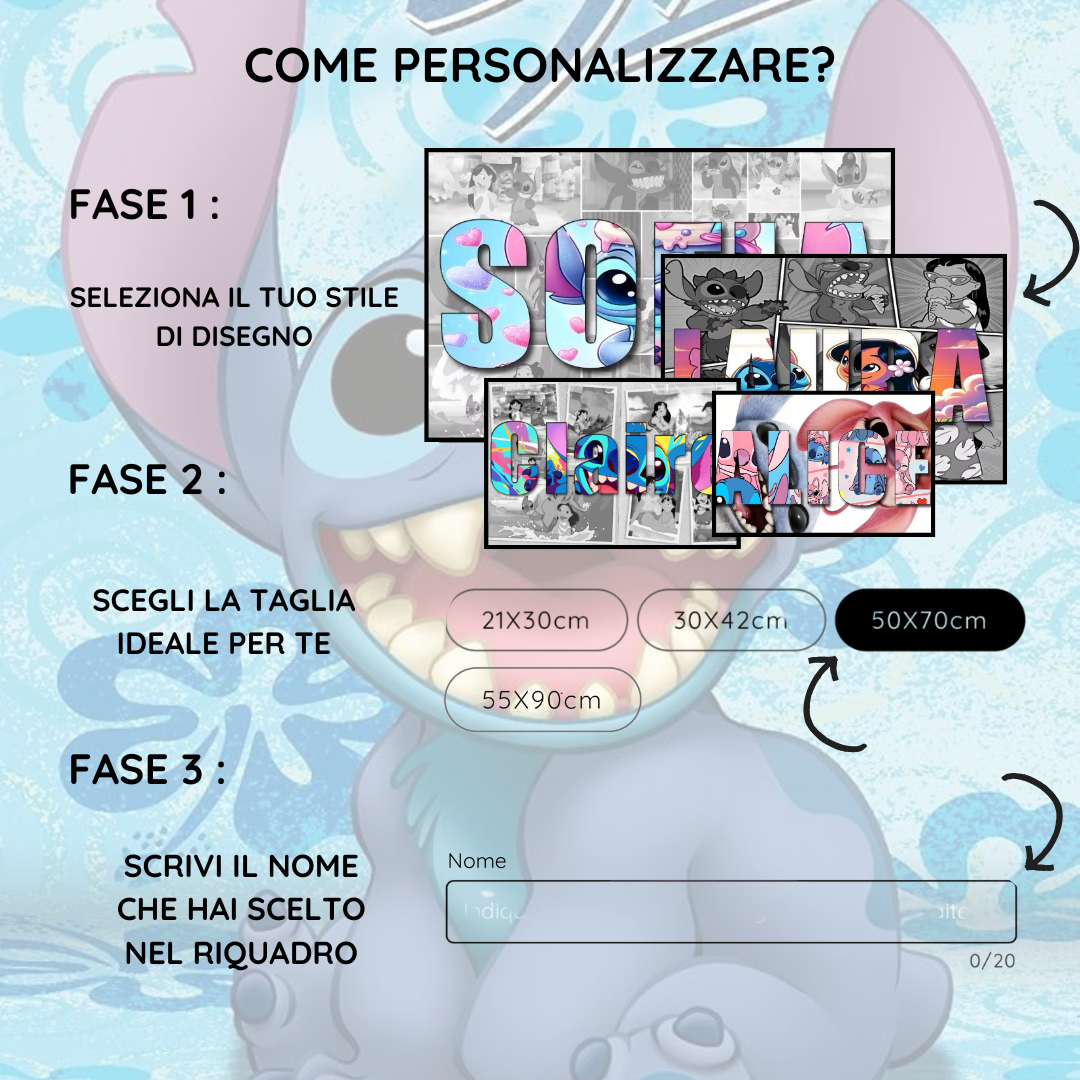 Disegno Personalizzato Ohana